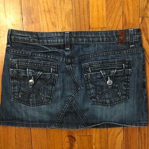 Peoples liberation short jean skirt size 26